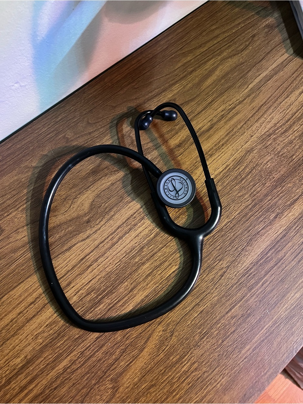Black Stethoscope with Gray Chestpiece - Professional Medical Stethoscope